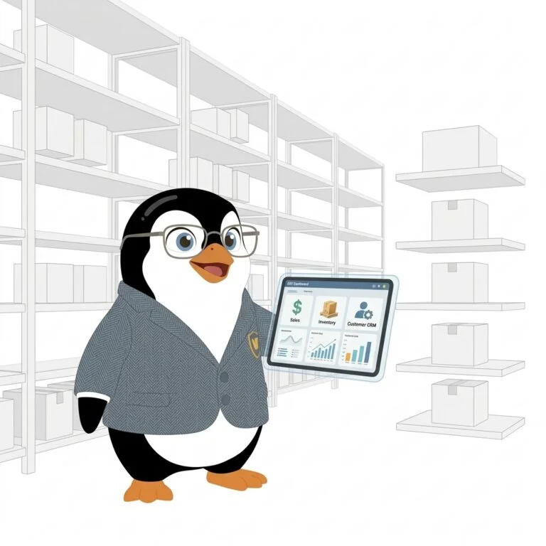 Pinguins Warehouse PRO. &Tau;&omicron; ERP!